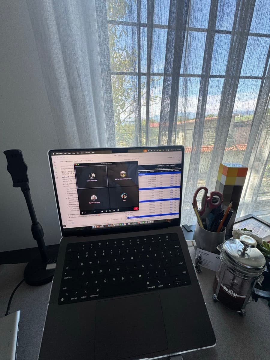 Videollamada de equipo desde el escritorio